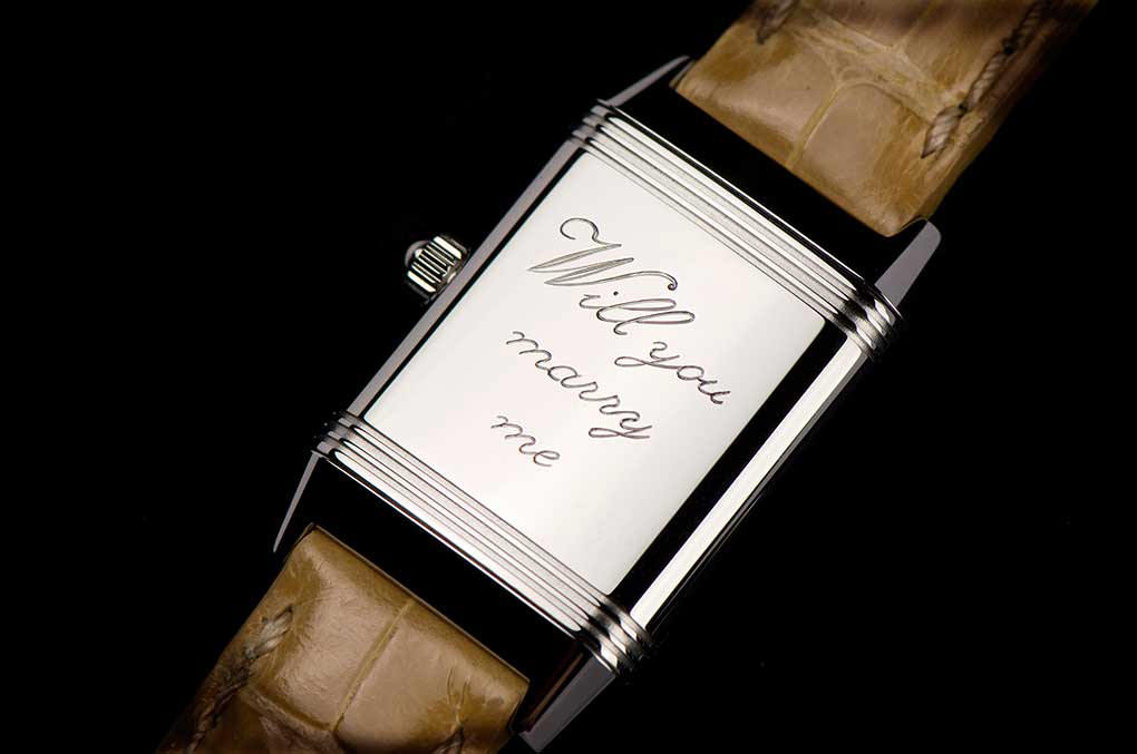 The Ultimate Bespoke Gift Jaeger Lecoultre Reverso Engraving Valiram Group