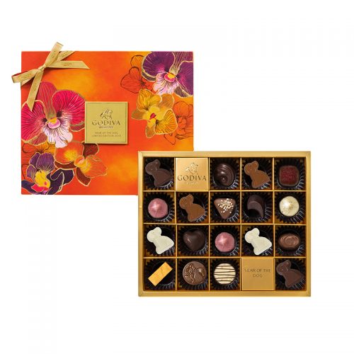Godiva Chinese New Year Assorted Chocolate Gift Box 18pcs. Valiram Group