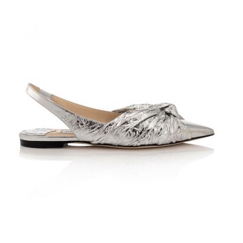 ANNABELL-FLAT---METALLIC-FOIL-LEATHER---SILVER
