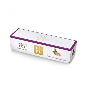 PURE 85% Dark Chocolate Carré Gift Box 21pcs Closed
